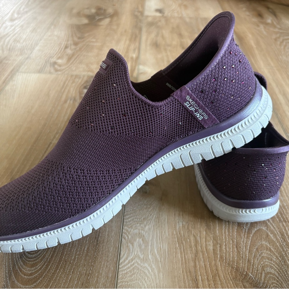 Skechers Purple Slip-On Sneakers